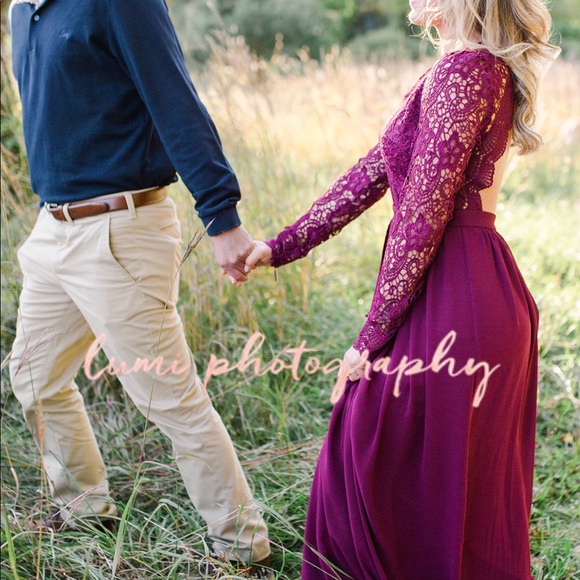 Burgundy Red Lulu’s dress! - Picture 2 of 3